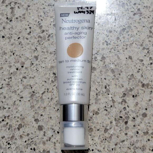 Neutrogena Healthy Skin Anti-Aging Perfector TAN MEDIUM 50 Retinol SPF 20✨️NEW - Picture 1 of 10